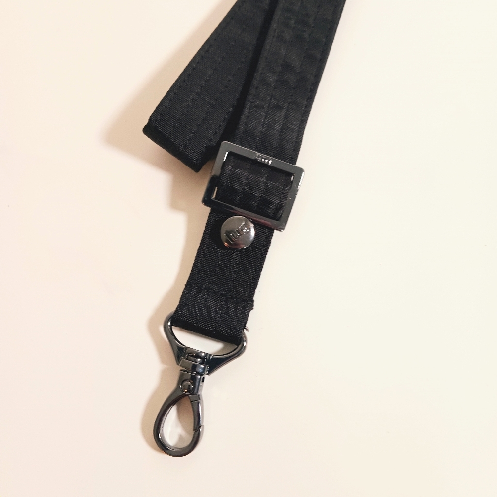 Lug Adjustable Nylon Crossbody Shoulder Bag Strap Black - Picture 2 of 3